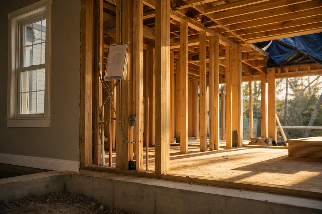 The full structural scope of a room addition, from foundation and framing to plumbing and permits, all working as one integrated system.